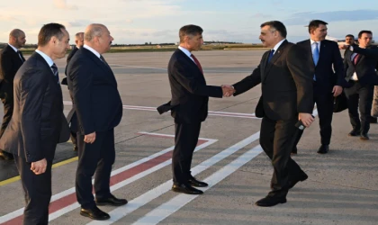 Kaymakam Erten, Havalimanından Bakanları Uğurladı
