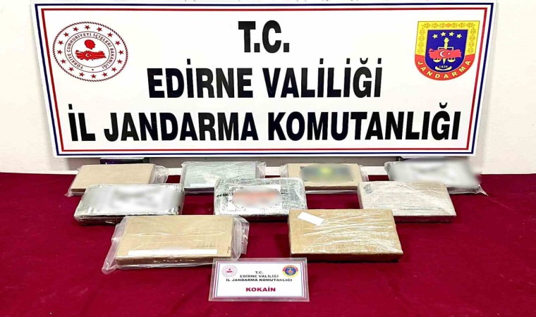 Edirne’de bir tırda 10 kilogram uyuşturucu ele geçirildi