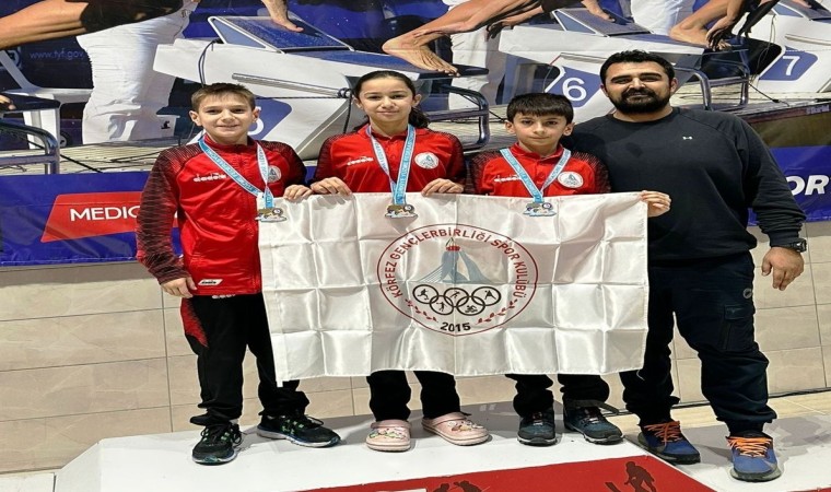 Körfezli sporcular Samsun’da kulaç attı