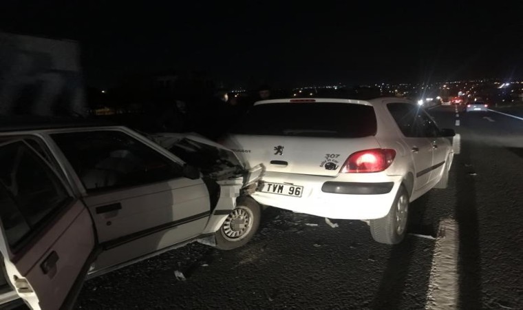 Tekirdağ’da zincirleme trafik kazası: 2 yaralı