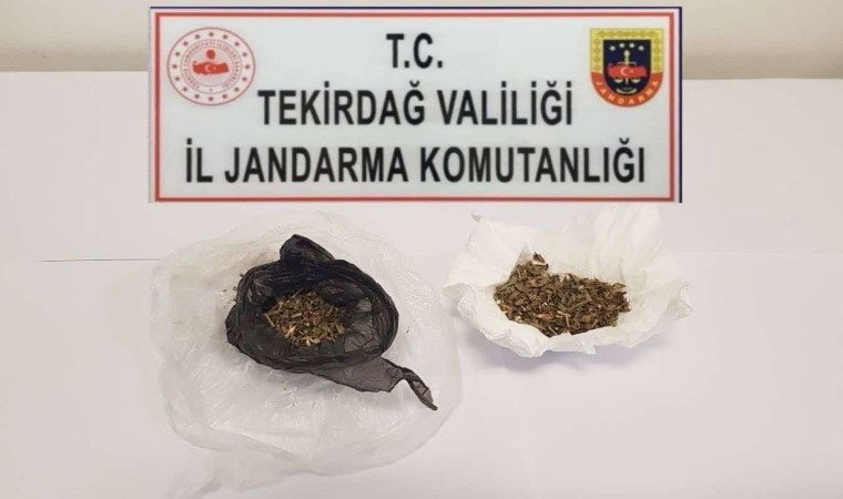 Tekirdağ’da 4 şüpheli uyuşturucudan yakalandı