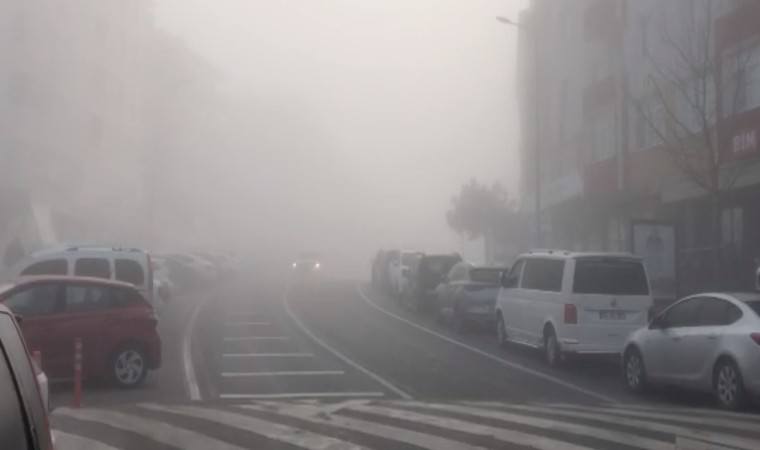 Tekirdağ’da yoğun sis öğle saatlerine kadar etkili oldu