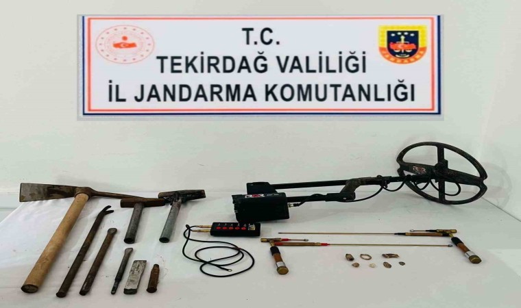 Tekirdağ’da kaçak kazı operasyonu