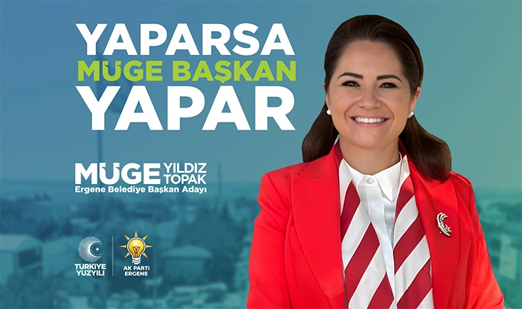 AK Parti Ergene Belediye Başkan Adayı Müge Yıldız Topak'tan Gençlere Özel Müjde!