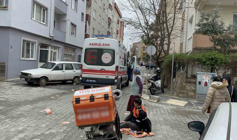 Çorlu’da trafik kazası: 1 yaralı