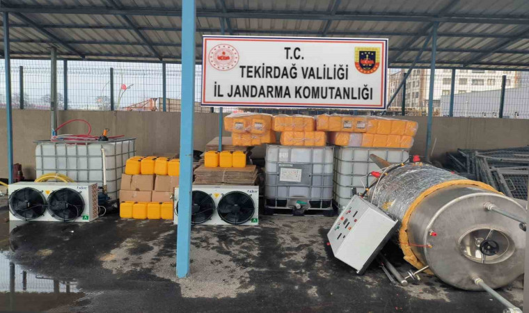 Tekirdağ’da bin 600 litre etil ve kaçak alkol ele geçirildi