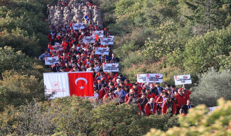 Gençlik ve Spor Bakanlığı’ndan 57. alaya vefa yürüyüşü