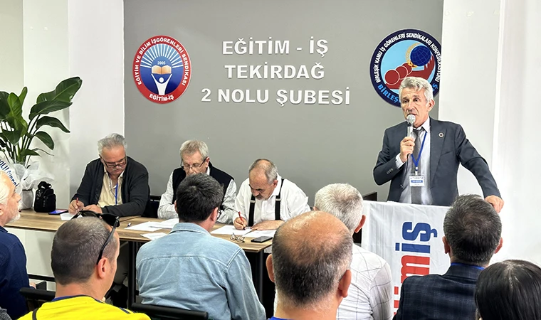 EĞİTİM İŞ TEKİRDAĞ 2 NOLU ŞUBE OLAĞAN GENEL KURULUNU GERÇEKLEŞTİRDİ