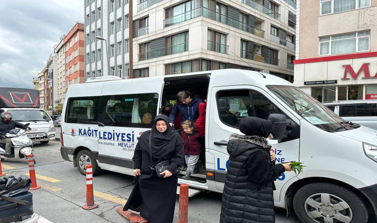 Kağıthane’de kabir ziyareti yapmak isteyen vatandaşlara ulaşım desteği