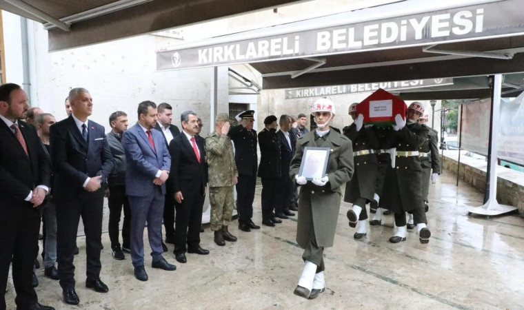 Kırklareli’nde Kıbrıs gazisi son yolculuğuna uğurlandı