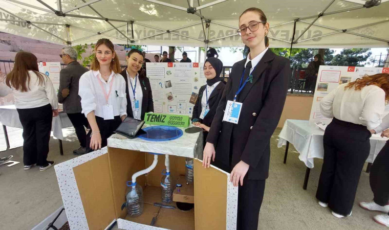 Liselilerden evsel atıkları ayrıştıran lavabo tasarımı