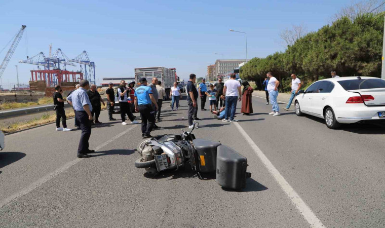 Tekirdağ’da motosiklet kazası: 2 yaralı