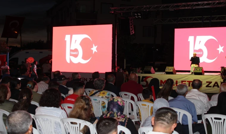 15 Temmuz’da Ergene’de Program Düzenlendi