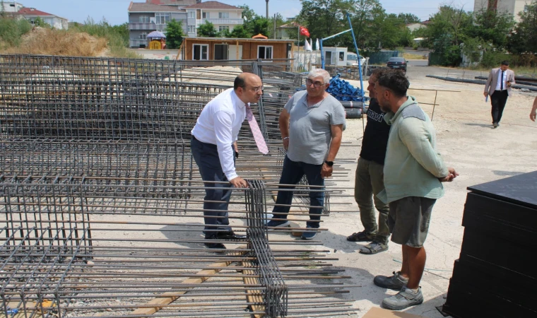 Kaymakam Duman'dan Okul İnşaatlarında İnceleme