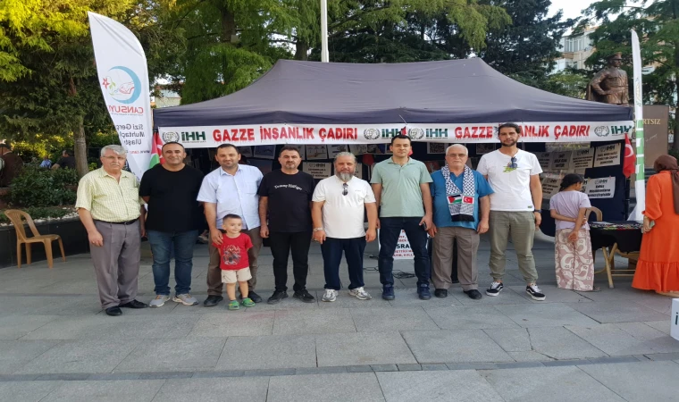 Gazze İnsanlık Çadırı Açıldı