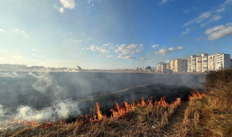 Kapaklı’da Yeni Sanayi Sitesi mevkiinde yangın