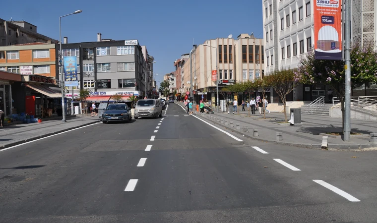 Silinen Yol Çizgileri Tekrar Çiziliyor