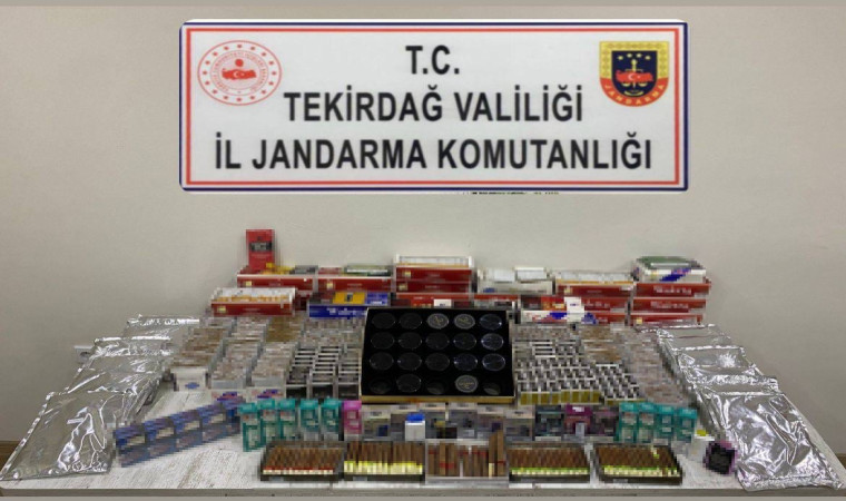 Tekirdağ’da kaçak sigara operasyonu