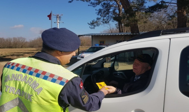 Kırklareli’de dron destekli trafik denetimi