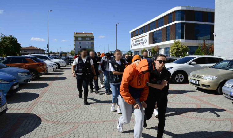 Kırklareli’nde uyuşturucu operasyonu: 11 gözaltı