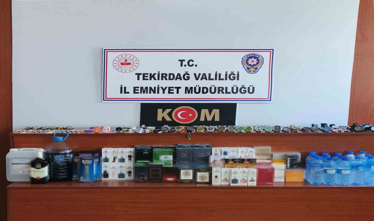 Tekirdağ’da eş zamanlı operasyon: Kaçak içki ve parfüm ele geçirildi