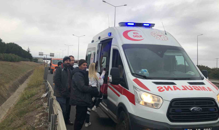 Çorlu’da trafik kazası: 2 yaralı