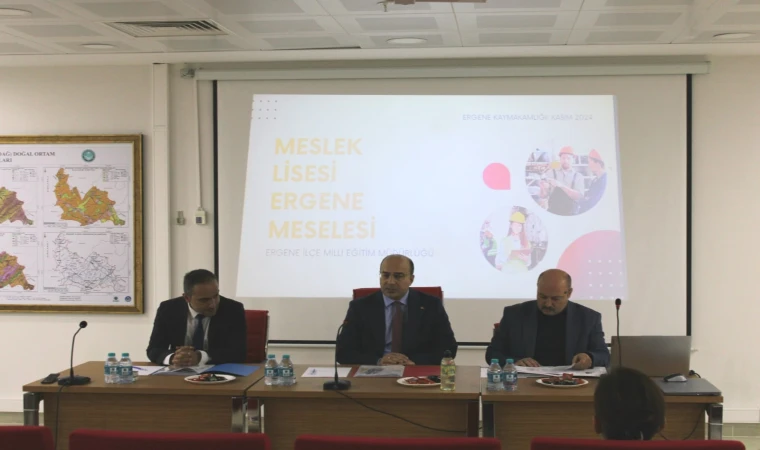 "Meslek Lisesi Ergene Meselesi" Projesi Tanıtım Toplantısı Gerçekleştirildi