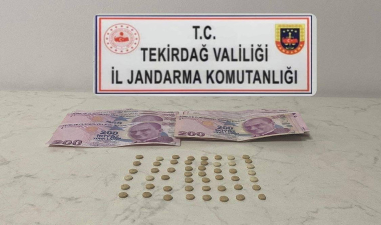 Tekirdağ’da jandarmadan uyuşturucu operasyonu