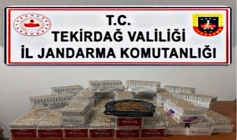 Tekirdağ’da tütün ürünleri denetiminde 11 bin 820 makaron ele geçirildi