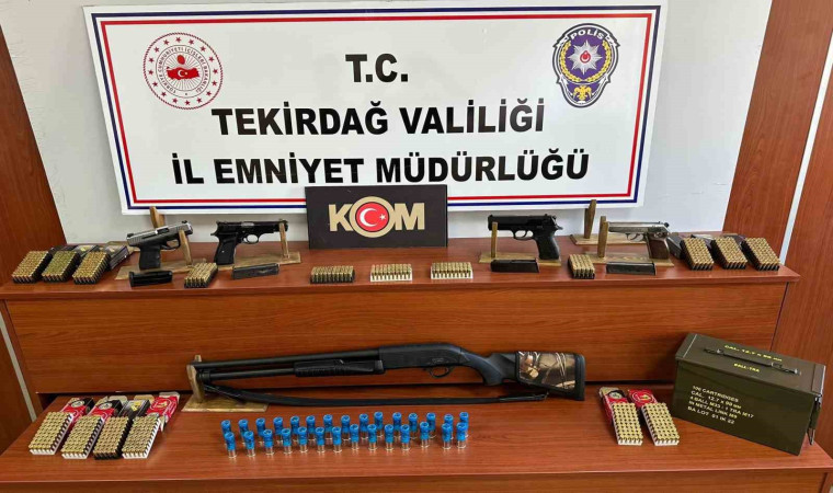 Tekirdağ’da silah ticaretine operasyon: 7 şüpheliye işlem