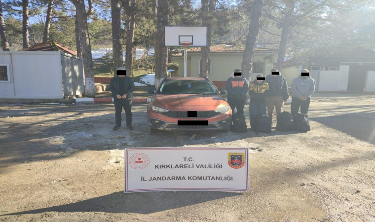 Kırklareli’nde 40 düzensiz göçmen yakalandı