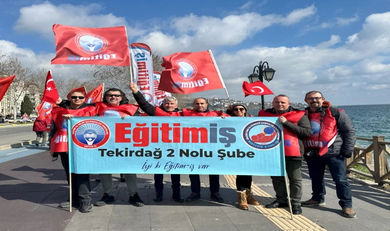 Eğitim İş’ten Emek ve Cumhuriyet Yürüyüşü