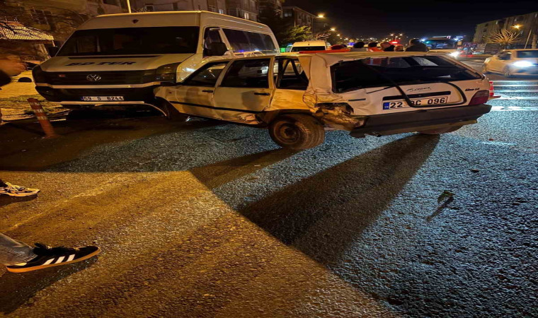 Lüleburgaz’da zincirleme trafik kazası