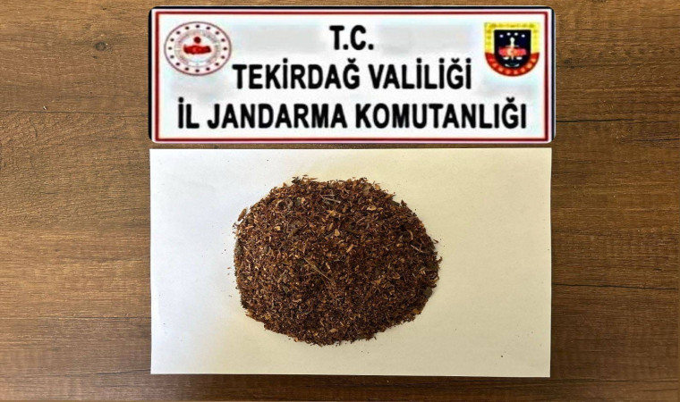 Tekirdağ’da jandarmadan uyuşturucu operasyonu: Çok sayıda madde ele geçirildi