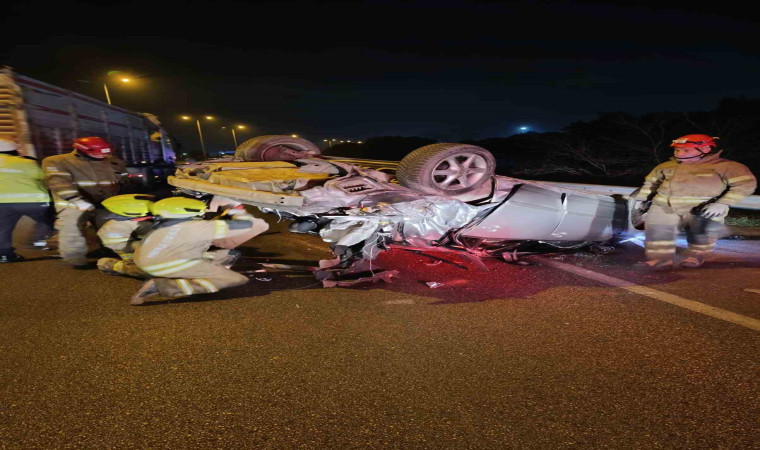 Bandırma-Çanakkale karayolunda trafik kazası: 1 yaralı