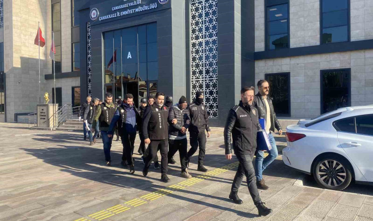 Çanakkale’de 1 milyon liralık dolandırıcılığa 5 gözaltı