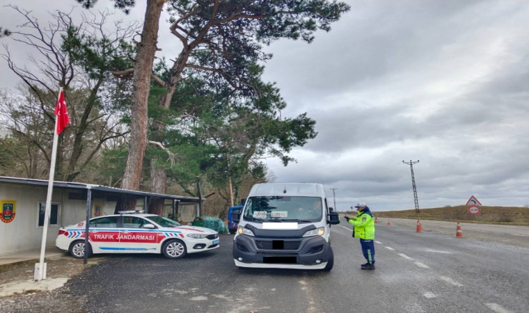 Kırklareli’nde trafik denetimi: Bin 788 sürücüye işlem yapıldı