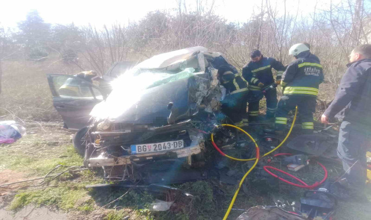 Sırp dansçı gösteriye giderken Tekirdağ’da kazada öldü, 3 kişi de yaralandı