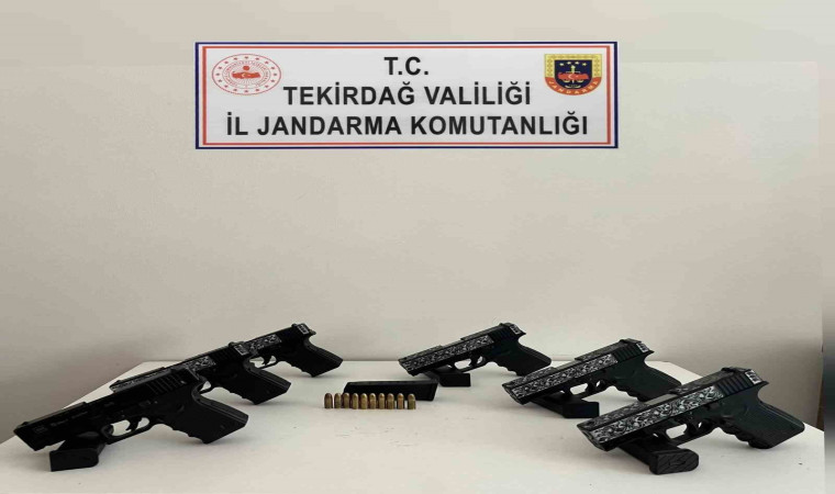 Tekirdağ’da jandarmadan kaçakçılık ve silah operasyonu