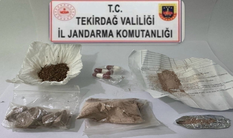 Tekirdağ’da jandarmadan uyuşturucu operasyonları