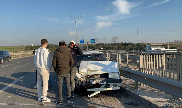 Tekirdağ’da zincirleme kaza: 2 yaralı