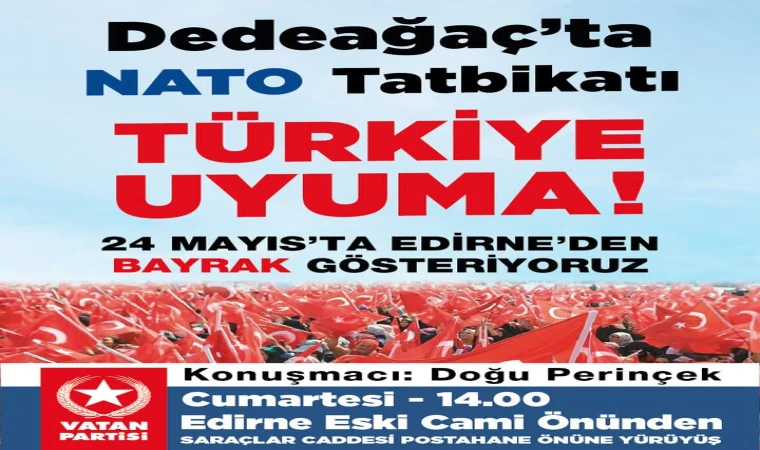 Vatan Partisi Mitinge Hazırlanıyor