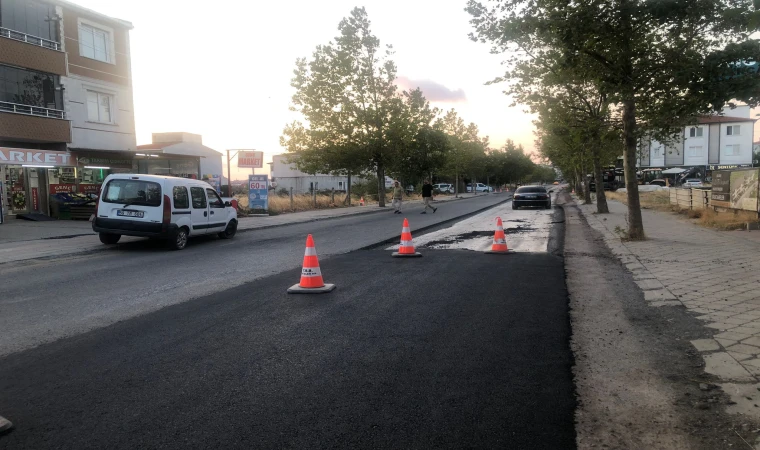 Yağmur Suyu Hattının Asfalt Çalışmaları Başladı