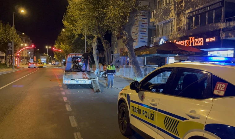 Abart Egzozla Gezen Motosikletli Alkollü Çıktı