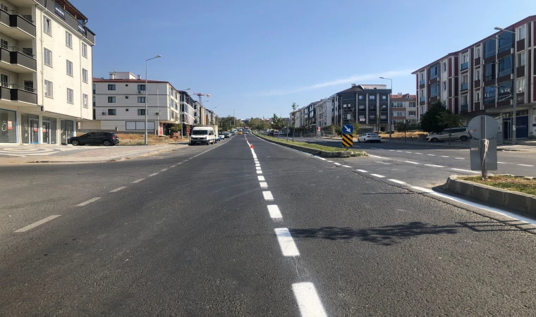 BÜYÜKŞEHİR YOL ÇİZGİLERİNİ YENİLİYOR