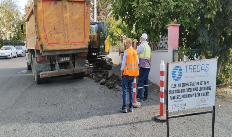 TREDAŞ Alipaşa Mahallesinde Çalışma Başlattı