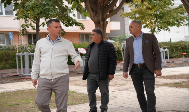 Başkan Sarıkurt Sedat Uysalcan Parkı'nda İncelemede bulundu