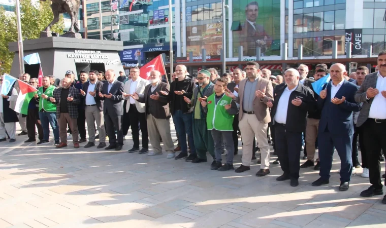 Çerkezköy, Doğu Türkistan için tek yürek oldu