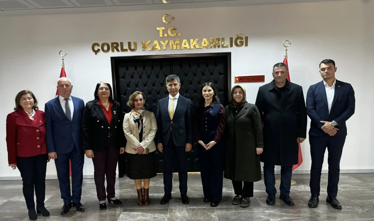 Muhtarlar Derneğinden Kaymakam Erten’e Ziyaret