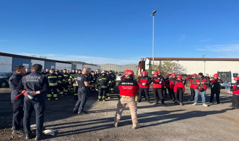 Çorlu AKE, Eğitim ve Tatbikatlarla Gücüne Güç Katıyor